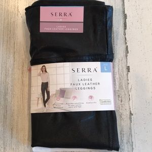 NWT Serra Faux leather leggings